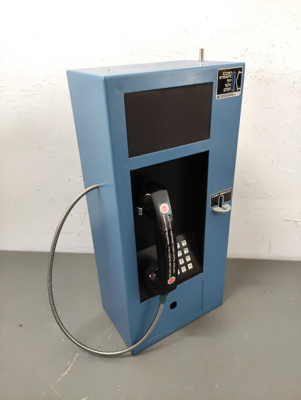 telefono cabina monedas colgar metal 53x24.5x15.5 1u